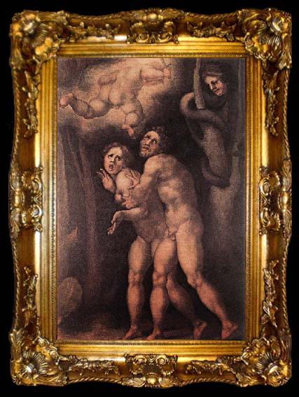 framed  Pontormo, Jacopo The Expulsion from Earthly Paradise, ta009-2